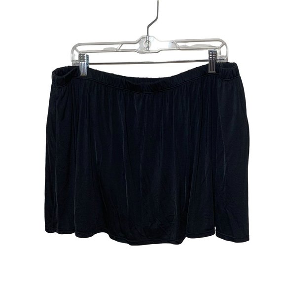 Swim 365 Black Plus Size Swim Skirt Size 22W - Picture 5 of 7